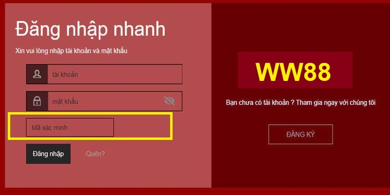 Mã xác minh đảm bảo login an toàn
